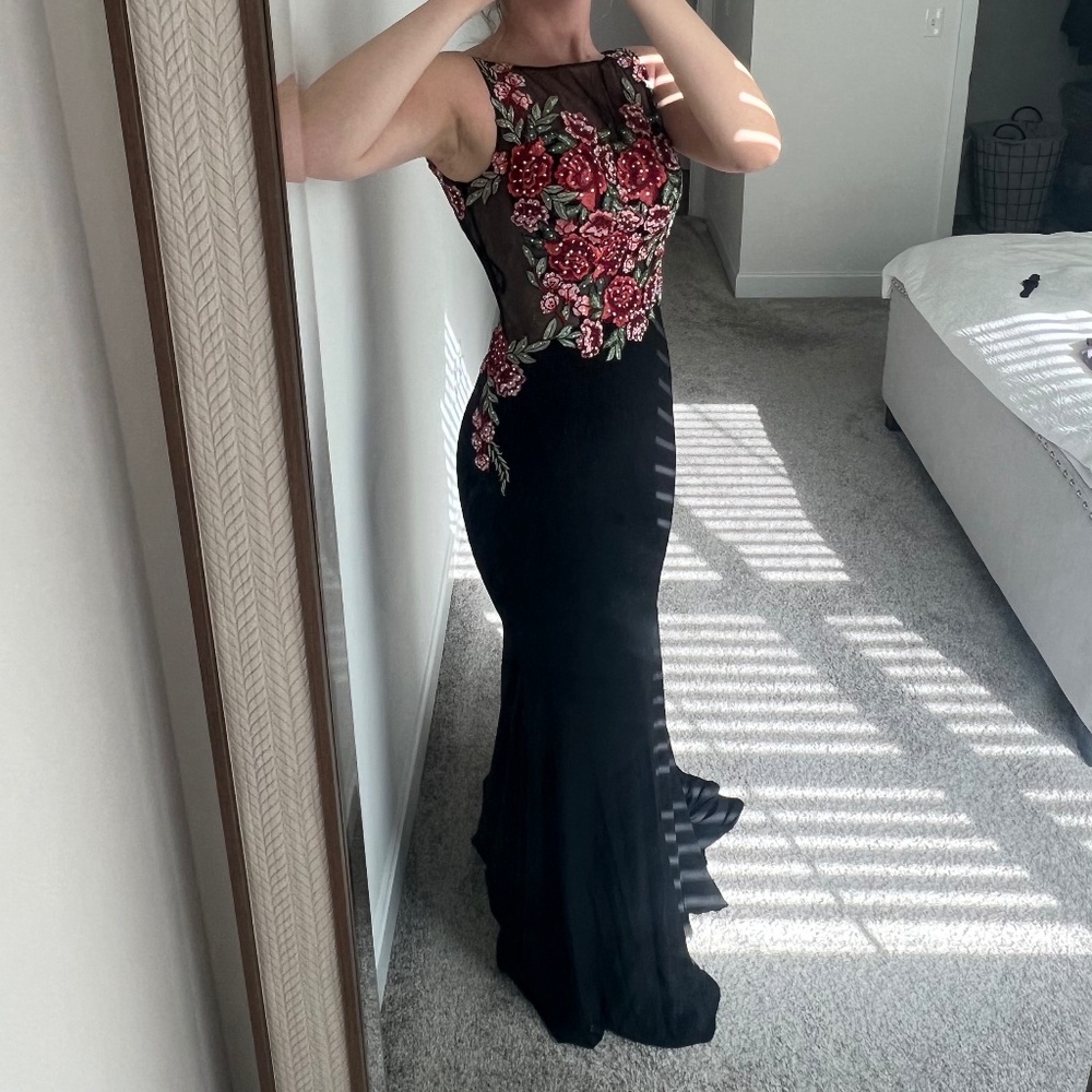 Ed Young Black Maxi Dress